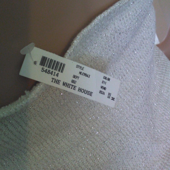 BNWT VINTAGE WHITE HOUSE BOUTIQUE 3 PC OFF WHITE/ GOLD SEXY SZ SMALL BY MARe' - Picture 12 of 12